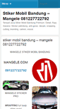 Mobile Screenshot of mangele.com